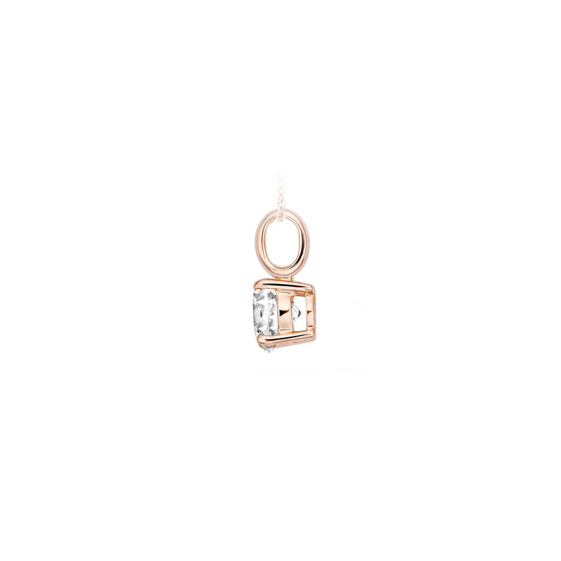 Hanger 6053RZI - 14k Rosé goud met zirkonia