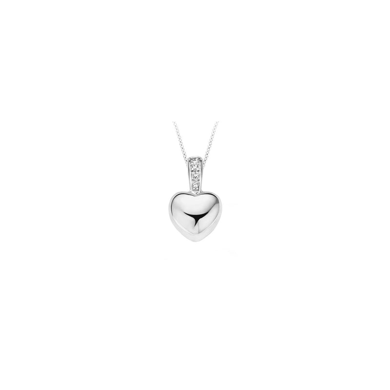 Pendant 6077WZI - 14k White Gold with Zirconia