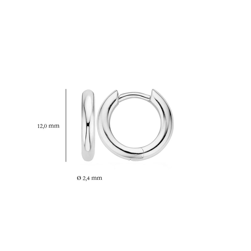 Oorringen 7133WGO - 14k Wit Goud