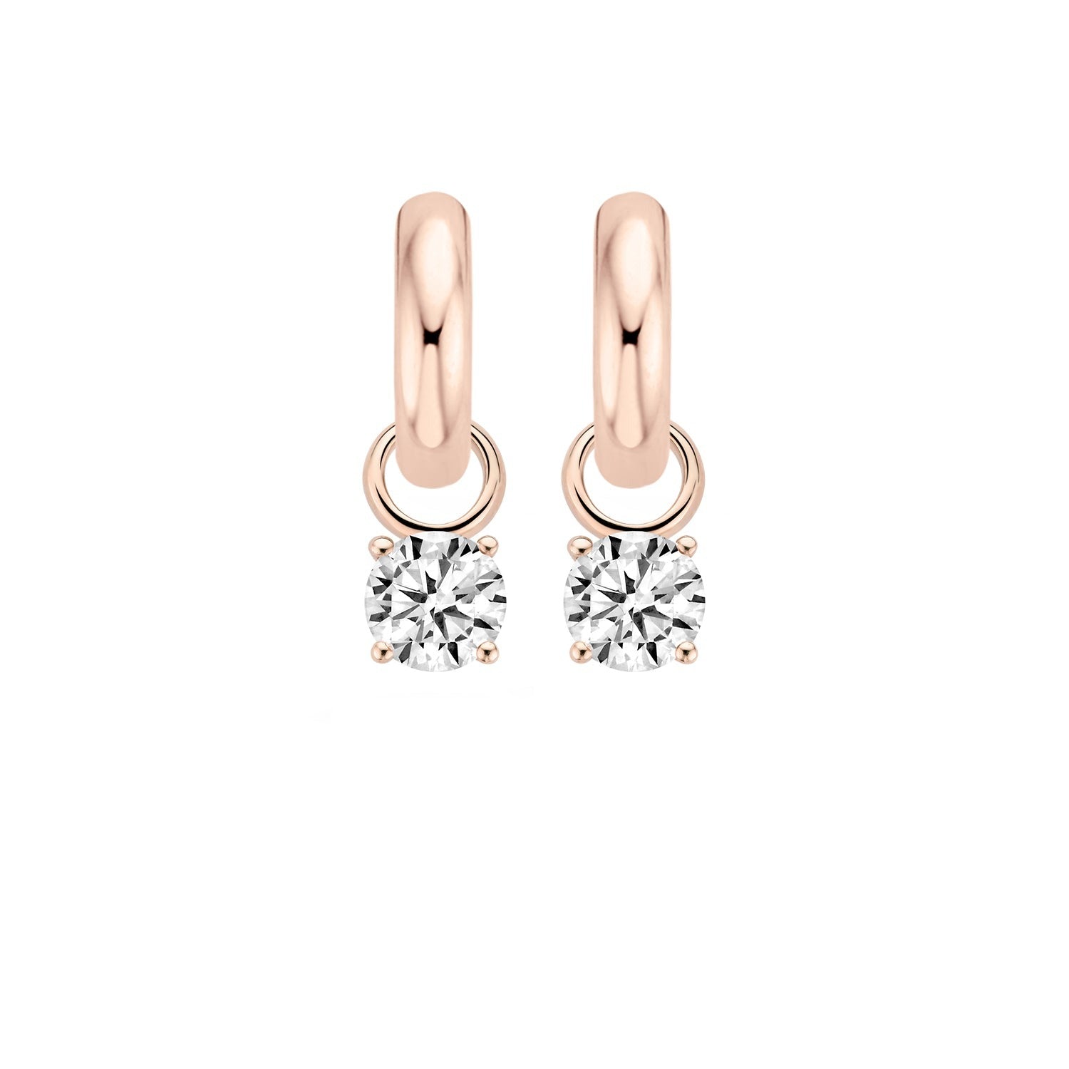 Ear Charms 9026RZI - 14k Rose Gold with Zirconia