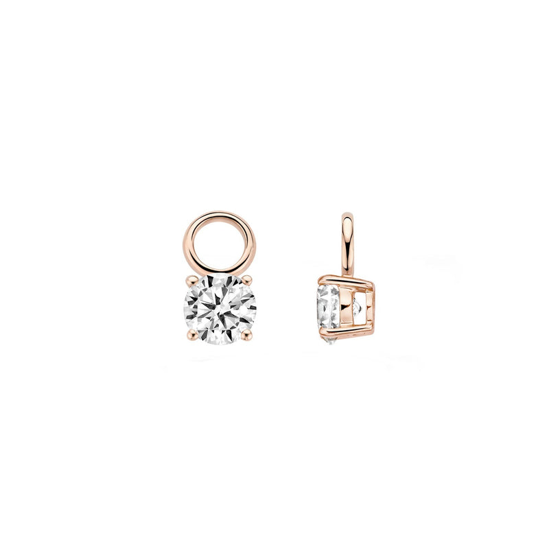 Ear Charms 9026RZI - 14k Rose Gold with Zirconia